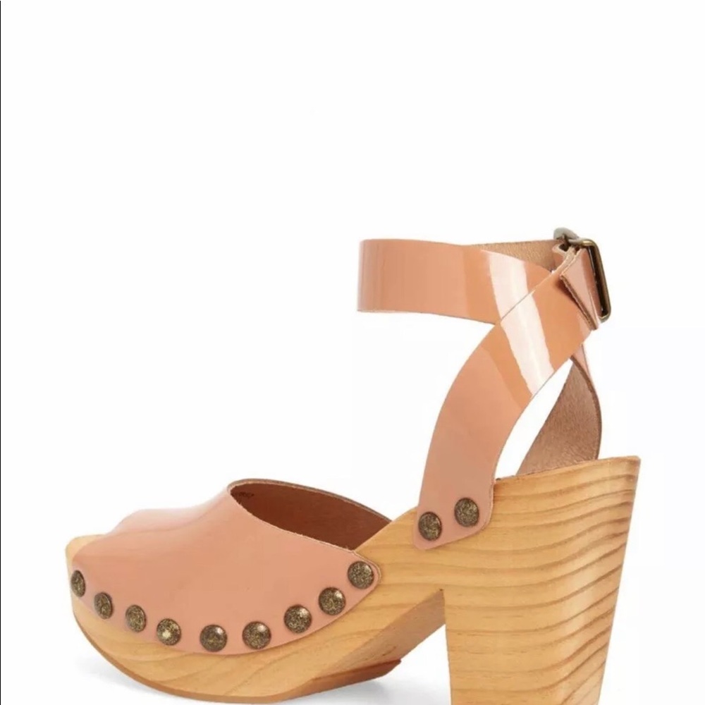 Free people Pasadena clog sandal patent size 7 M - Picture 2 of 2